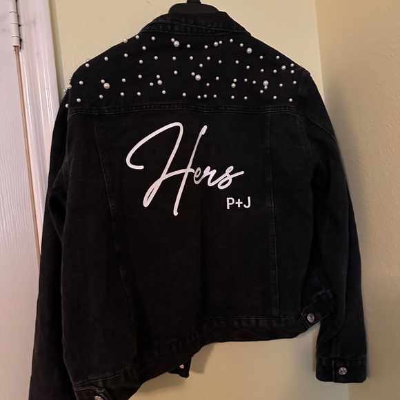 Custom Couple Matching Denim Jacket Set - Picture 2 of 4